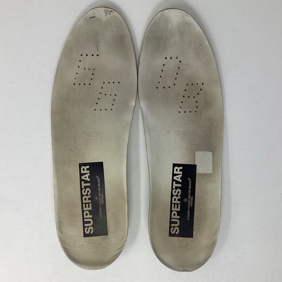 Golden Goose Silver and Blue Men's Shoes - Picture 7 of 12